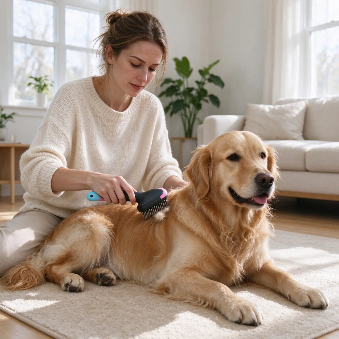 How to Reduce Dog Shedding at Home