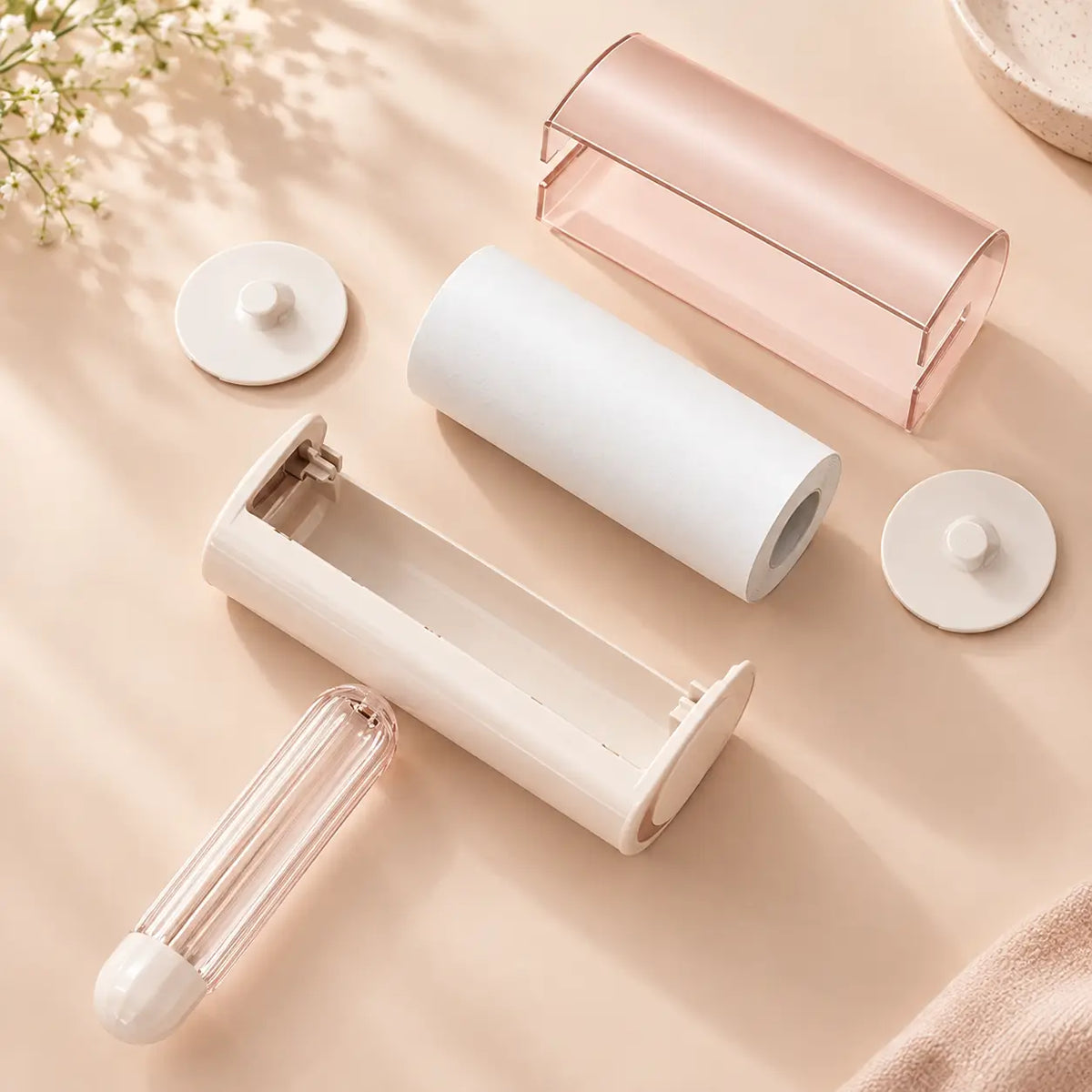 PINVELLA FurEase Roller with replacement adhesive lint roller refill